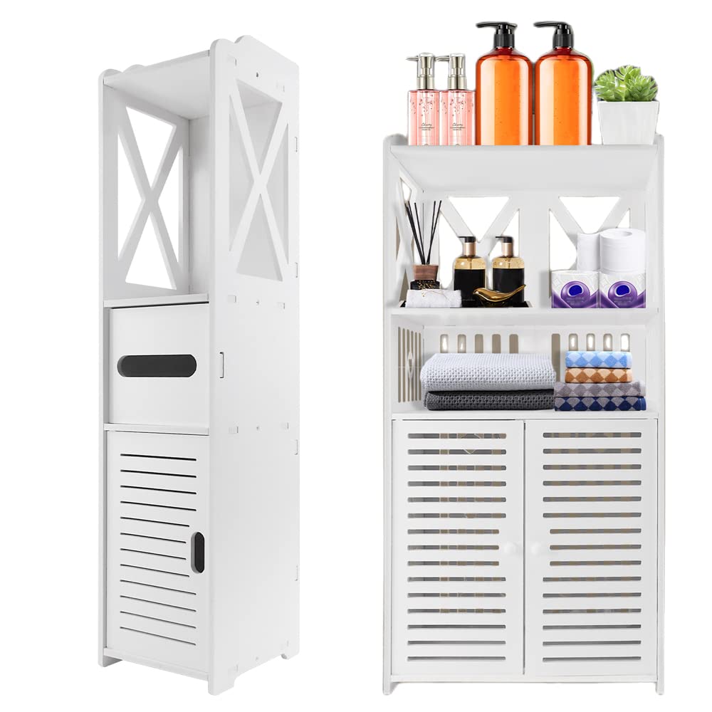Badschrank mit Schublade / 2 Türen